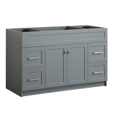 ARIEL Hamlet 54-in Black Bathroom Vanity Cabinet