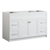 ARIEL Hamlet 54-in Black Bathroom Vanity Cabinet
