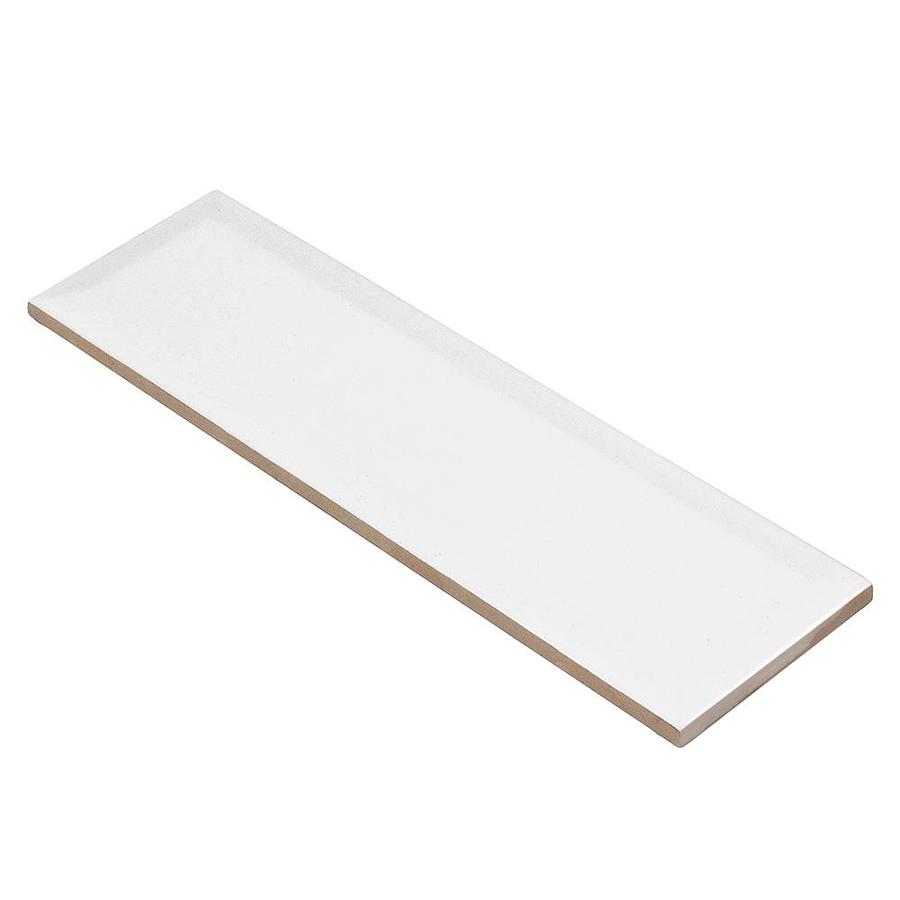 Boutique Ceramic Boutique White 3-in x 9-in Glazed Ceramic Subway Wall Tile
