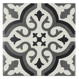 Elida Ceramica Lolita Deco Squares 6-in x 6-in Matte Porcelain Encaustic Floor Tile