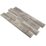 Elida Ceramica Ledgewood Stone 12-in x 24-in Glazed Porcelain Linear Wood Look Wall Tile - Super Arbor