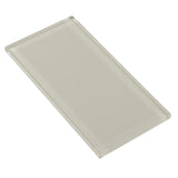 Elida Ceramica 2x6 Super White Mos Glass 12-in x 12-in Glossy Glass Brick Mosaic Wall Tile - Super Arbor