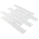 Elida Ceramica Beige 4-in x 8-in Glossy Glass Subway Wall Tile - Super Arbor