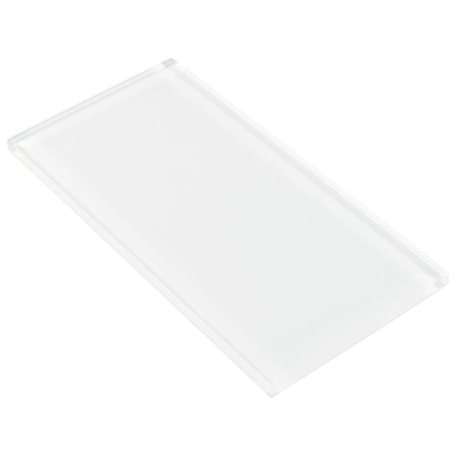 Elida Ceramica 3x12 Beige Glass 3-in x 12-in Glossy Glass Subway Wall Tile - Super Arbor