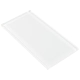 Elida Ceramica 2x6 Beige Mos Glass 12-in x 12-in Glossy Glass Brick Mosaic Wall Tile - Super Arbor