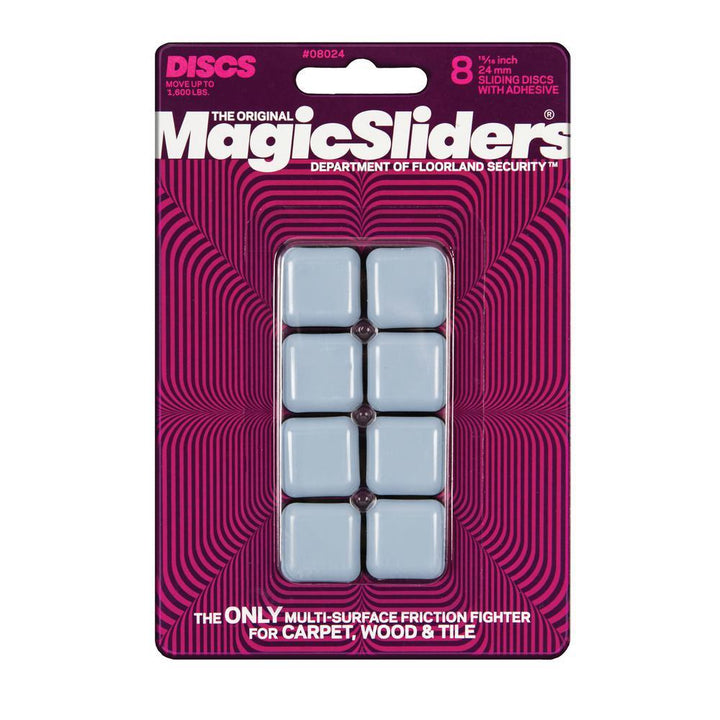 15/16 in. Square Sliders (8-Pack) - Super Arbor