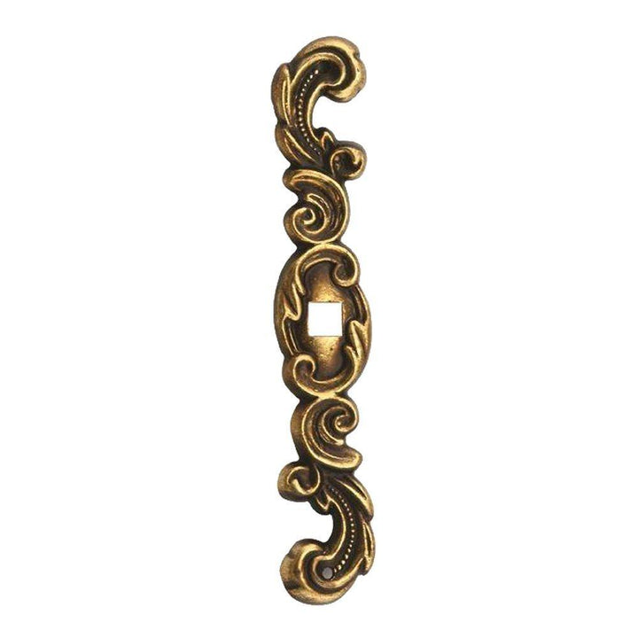 4-7/16 in. x 3/4 in. Brown Windsor Antique Furniture Backplate - Super Arbor