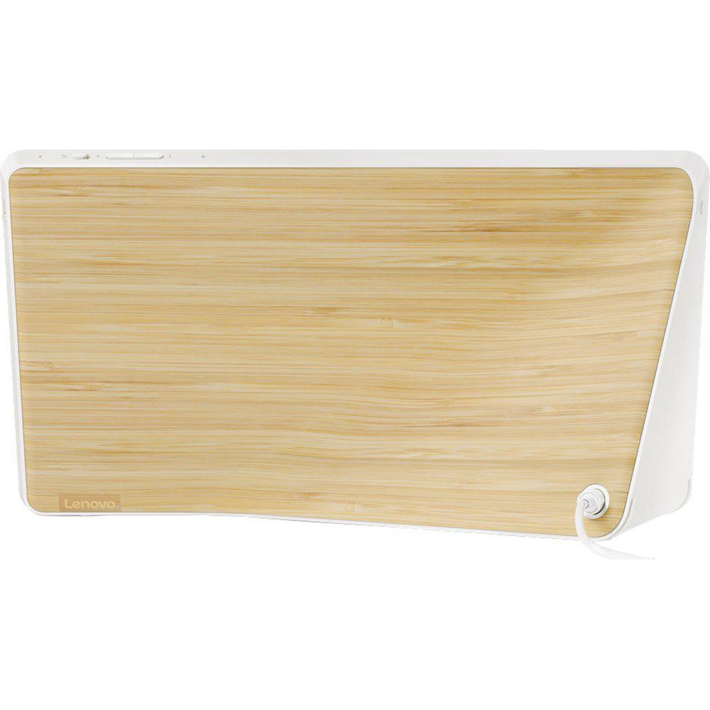 10 in. Smart Display with Google Assistant - White Front/Bamboo Back - Super Arbor