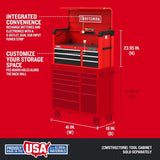 CRAFTSMAN 2000 Series 41-in W x 24.7-in H 6-Drawer Steel Tool Chest (Red)