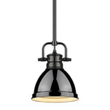 Golden Lighting Duncan Rubbed Bronze Transitional Dome Pendant Light - Super Arbor