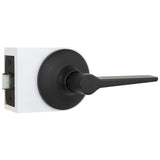 Freedom Matte Black Hall and Closet Door Lever (4-Pack)