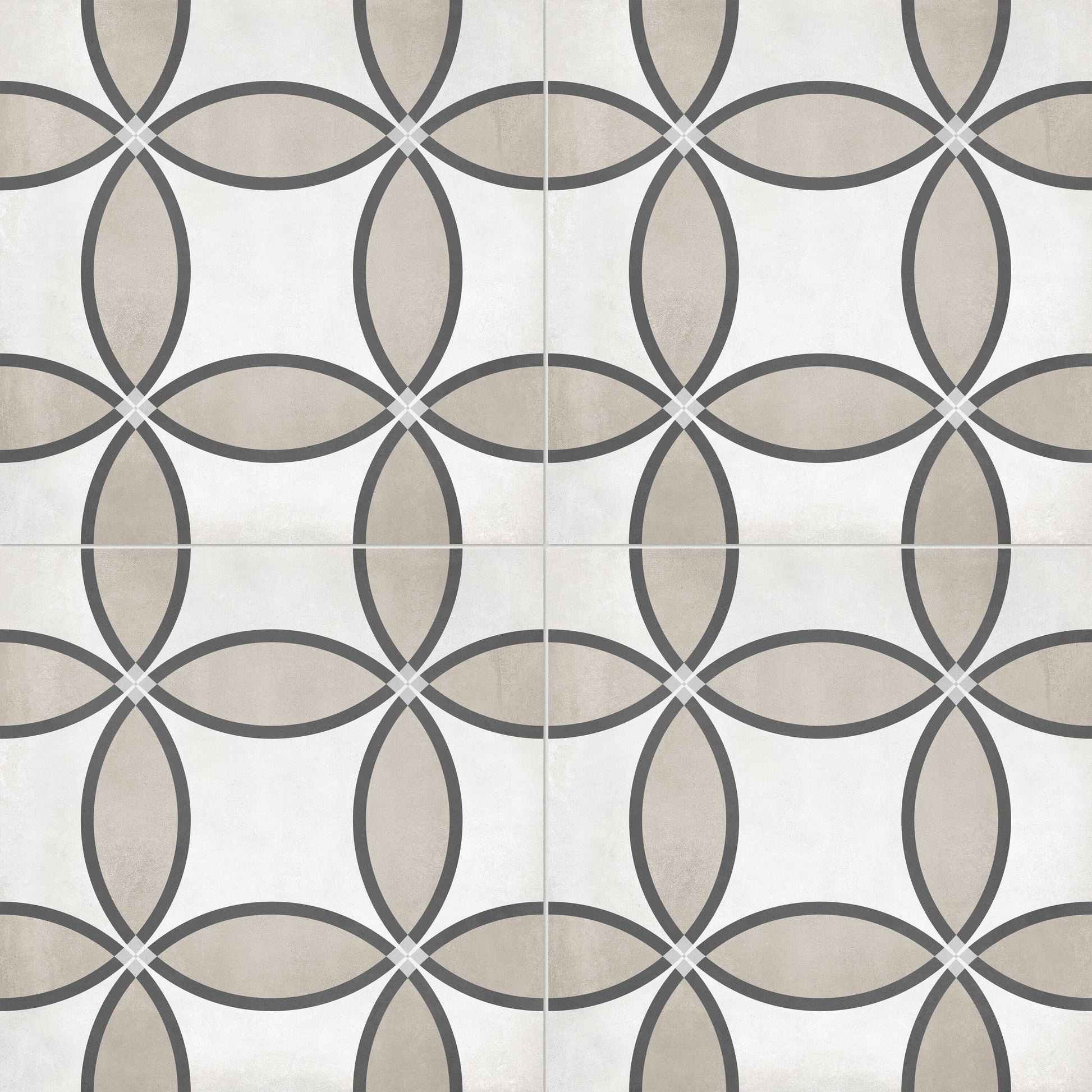 Satori Petal 8-in x 8-in Matte Porcelain Encaustic Mosaic Wall Tile product image