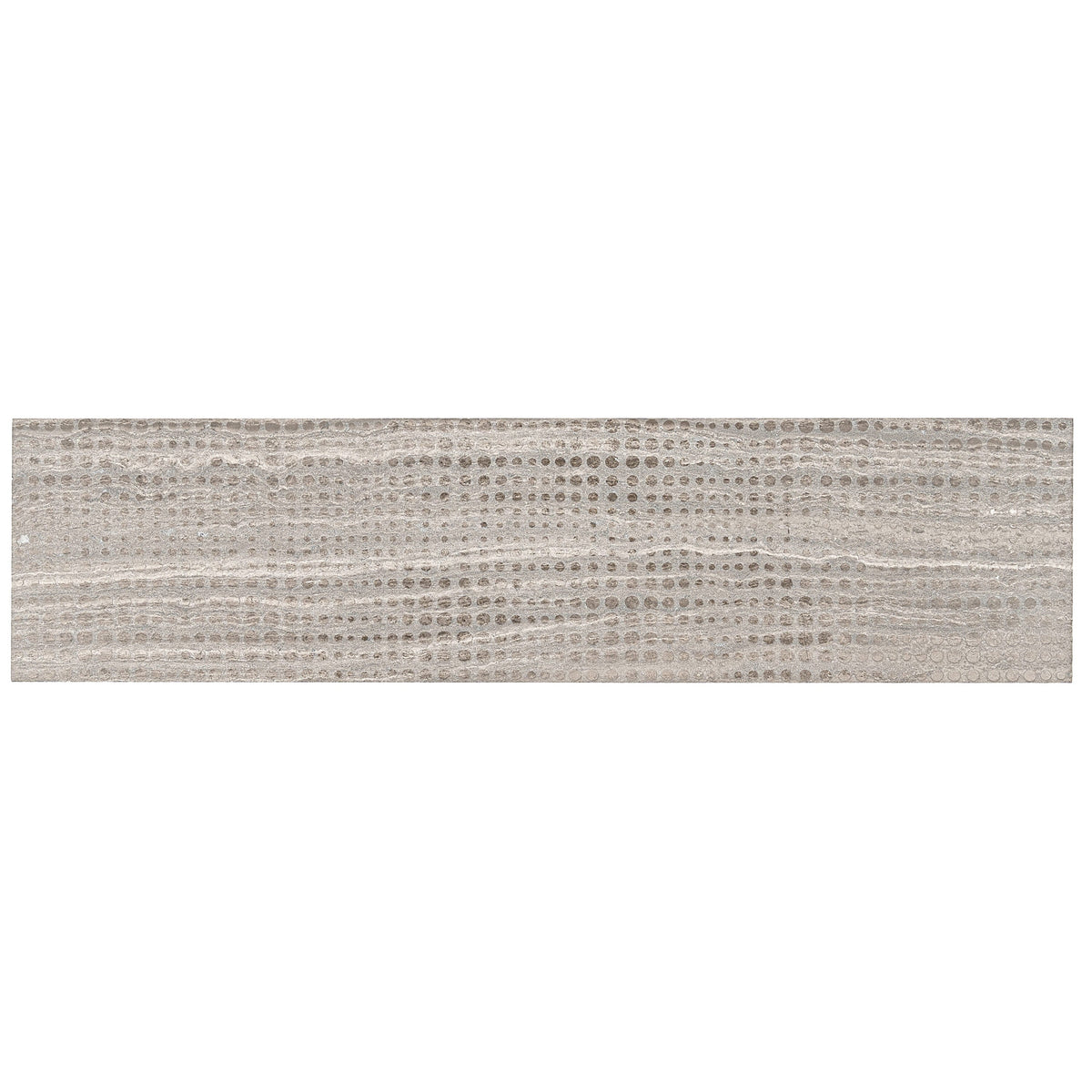 Apollo Tile Artisana Wooden Grey 3-in x 12-in Grooved Natural stone Marble Wood look Floor and Wall Tile product image