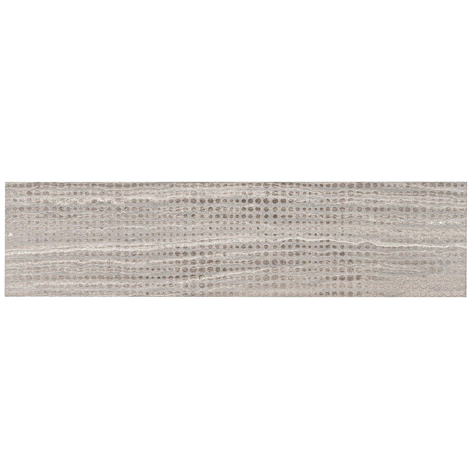 Apollo Tile Artisana Wooden Grey 3-in x 12-in Grooved Natural stone Marble Wood look Floor and Wall Tile product image