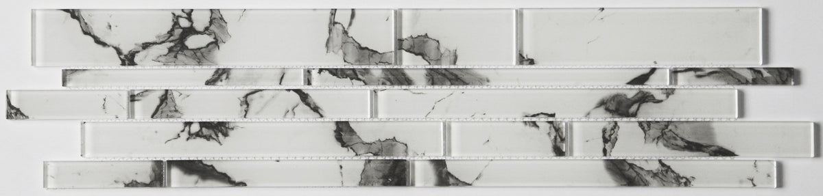 Emser Zen Quiet Glass Border Tile, 11-Pack (6 in. x 24 in.)