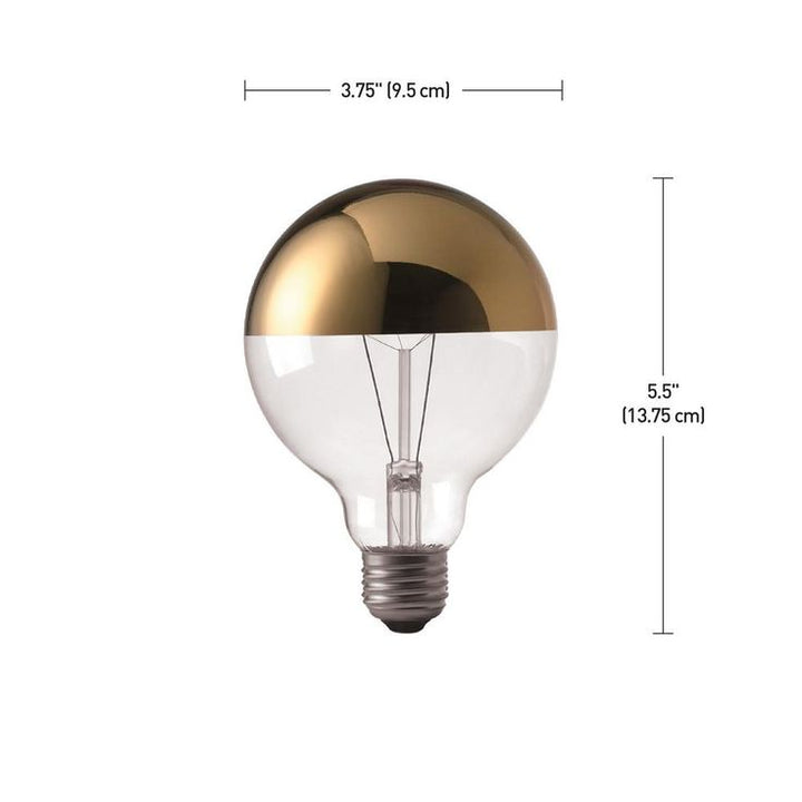 Globe Electric 40W Gold Designer Vintage Edison Oro Incandescent Light Bulb