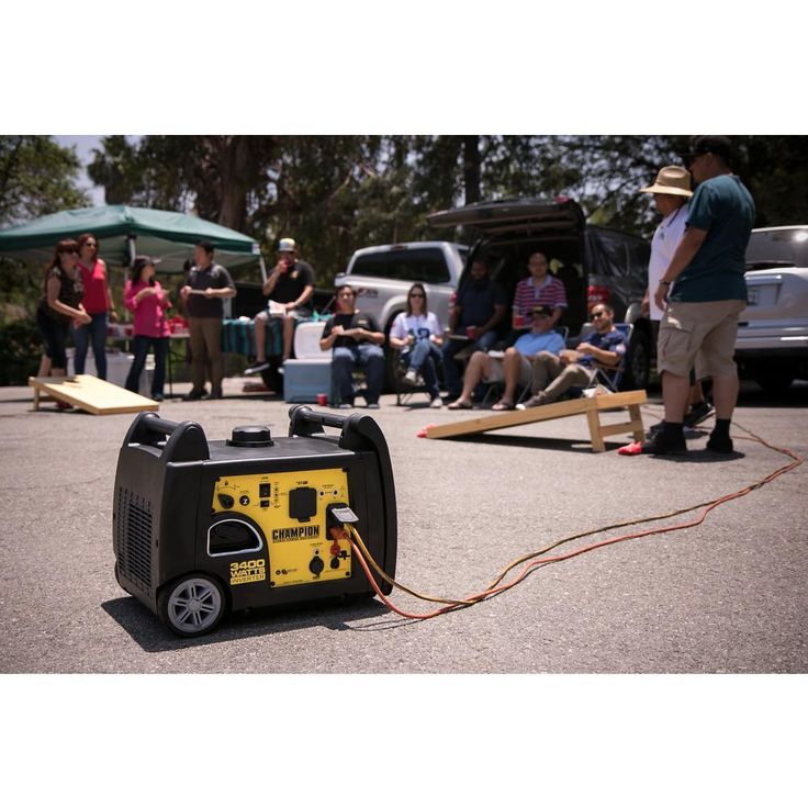 CHAMPION POWER EQUIPMENT 3400-Watt Gasoline Powered Recoil Start Portable Inverter Generator with 192 cc Engine