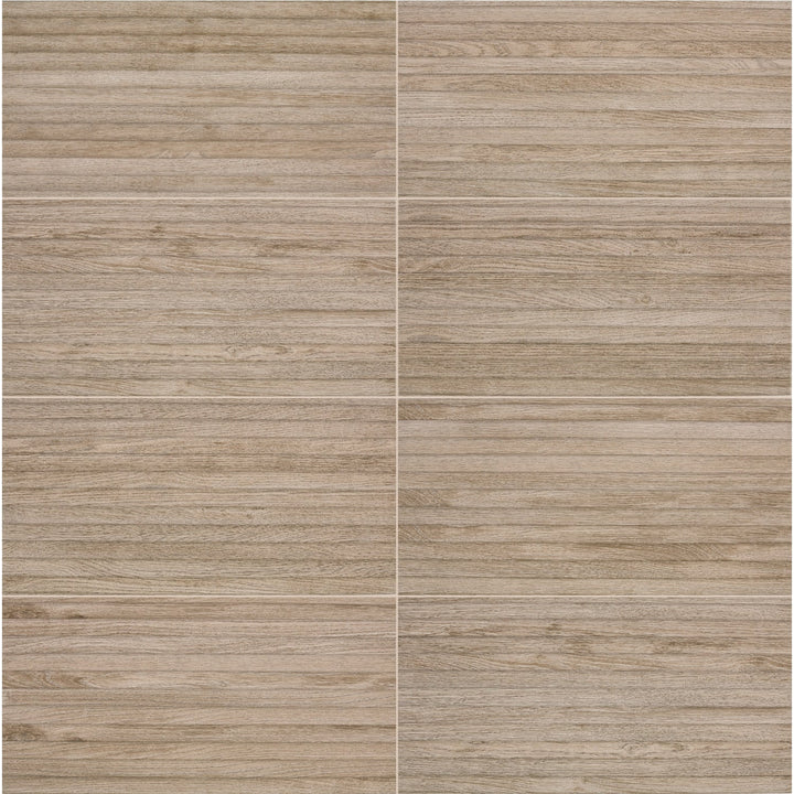 Daltile Meadow Ridge Natural Oak 12-in x 24-in Matte Ceramic Wood look Wall Tile product image