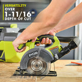 RYOBI 18-Volt ONE+ Cordless 5-1/2 in. Circular Saw Kit with 4.0 Ah Lithium-Ion Battery and 18V Charger