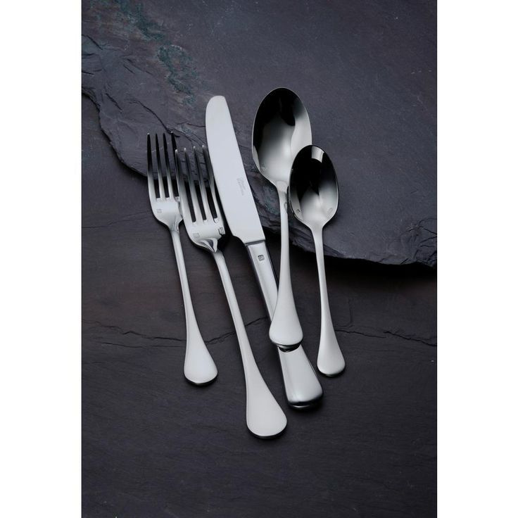 Puccini 18/10 Stainless Steel Teaspoons, U.S. Size (Set of 12)