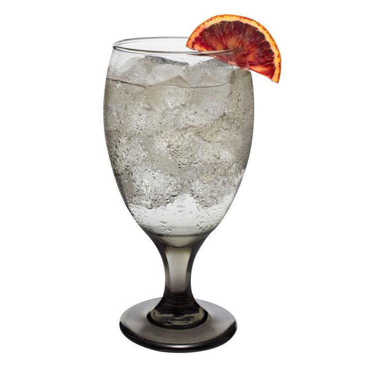 16.25 oz Classic Smoke Glass Goblet Set (6-Pack)