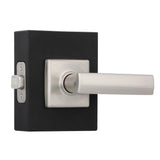 Vedani Square Satin Nickel Passage Hall/Closet Door Lever - Super Arbor