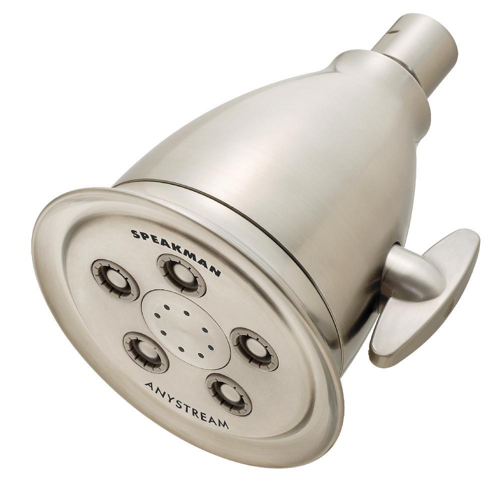 3-Spray 4.1 in. Single Wall MountHigh Pressure Fixed Adjustable Shower Head in Polished Chrome - Super Arbor