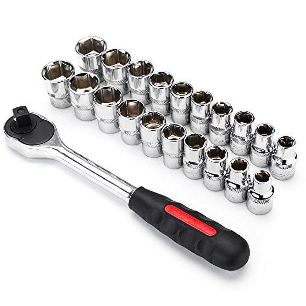 MAXPOWER 21-Piece 1/2-inch Drive Socket Wrench Set