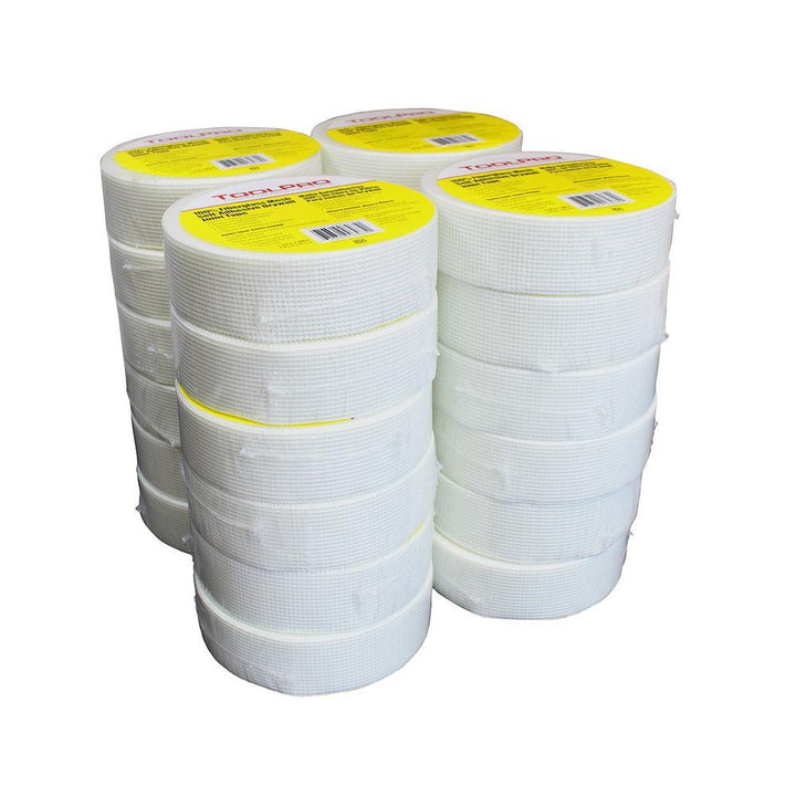 1-7/8 in. x 300 ft. White Fiberglass Self-Adhesive Mesh Tape TP03075 - Super Arbor
