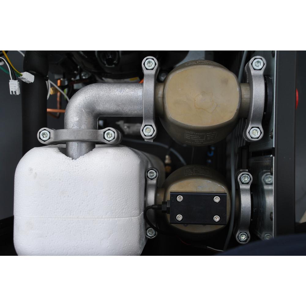 Industrial Plus 80 Gal. 10 HP 1-Phase 2-Stage Silent Air Electric Pressure Lube Air Compressor with 58 CFM Dryer Bundle - Super Arbor