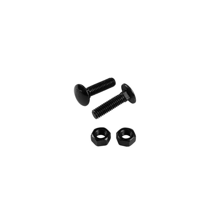 Everbilt 5/16 in. x 1-1/4 in. Galvanized Steel Black Carriage Bolt (20-Pack)