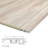 CALI Legends Uprush Vinyl Accessories Threshold Uprush 0.47-in T x 1.73-in W x 72.83-in L Vinyl Threshold