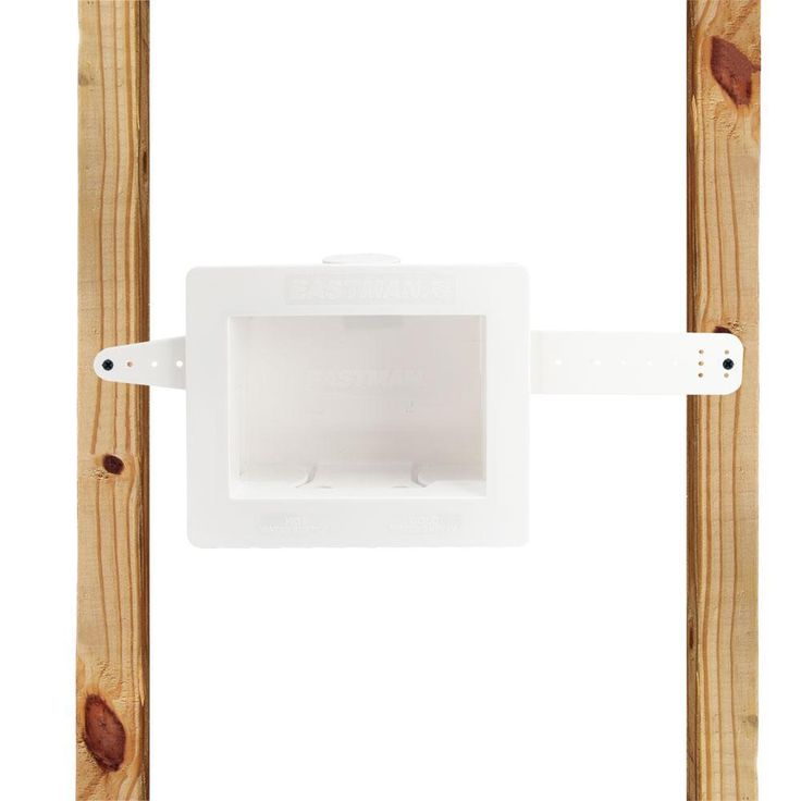 1/2 in. Dual Drain Single Lever Washing Machine Outlet Box