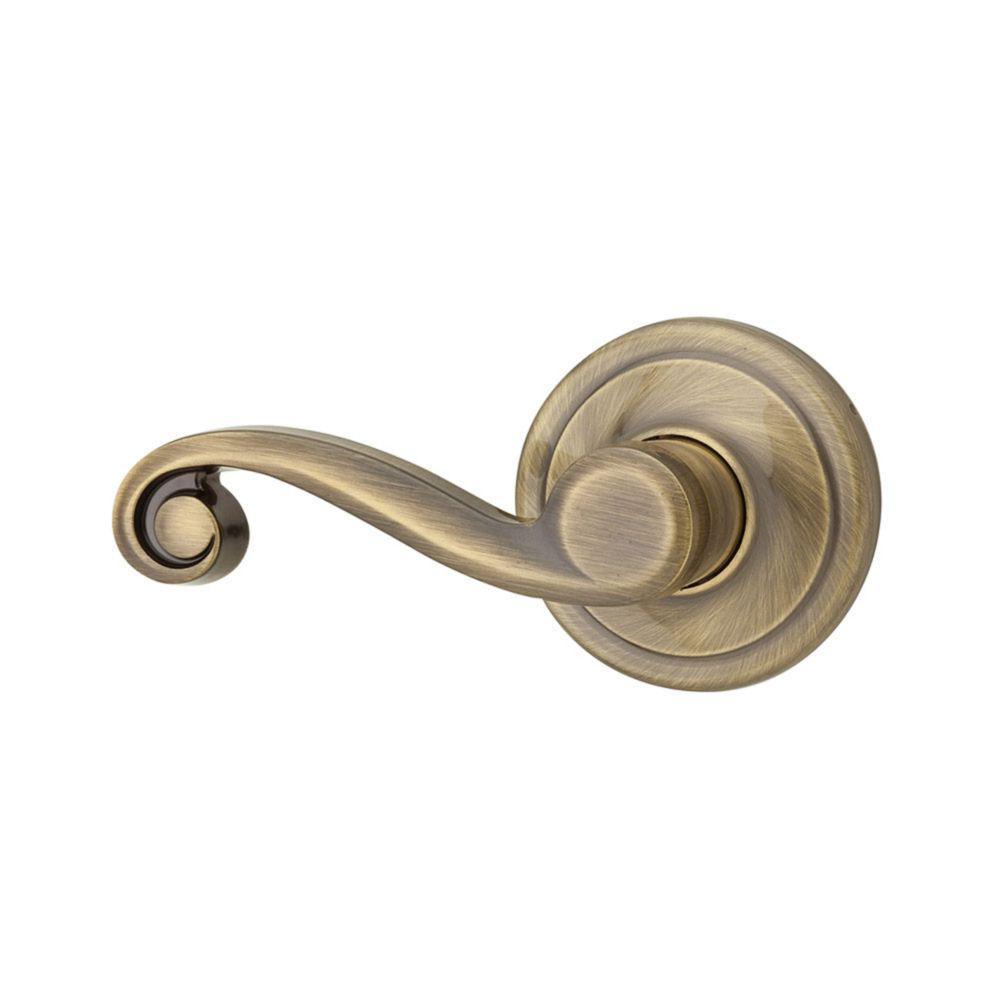 Lido Satin Nickel Left-Handed Dummy Door Lever with Microban Antimicrobial Technology - Super Arbor