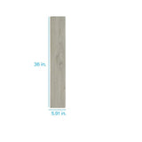 Style Selections (Sample) Slate Oak Waterproof Wood Look Interlocking Luxury Vinyl Plank
