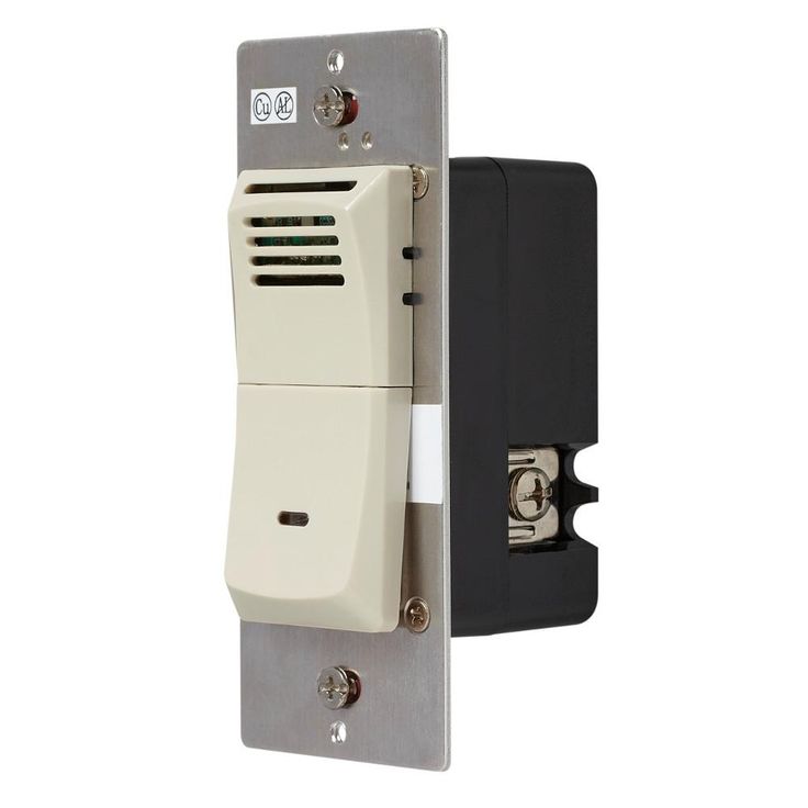 Broan-NuTone Sensaire Exhaust Fan Humidity Sensing Wall Control Switch, Almond