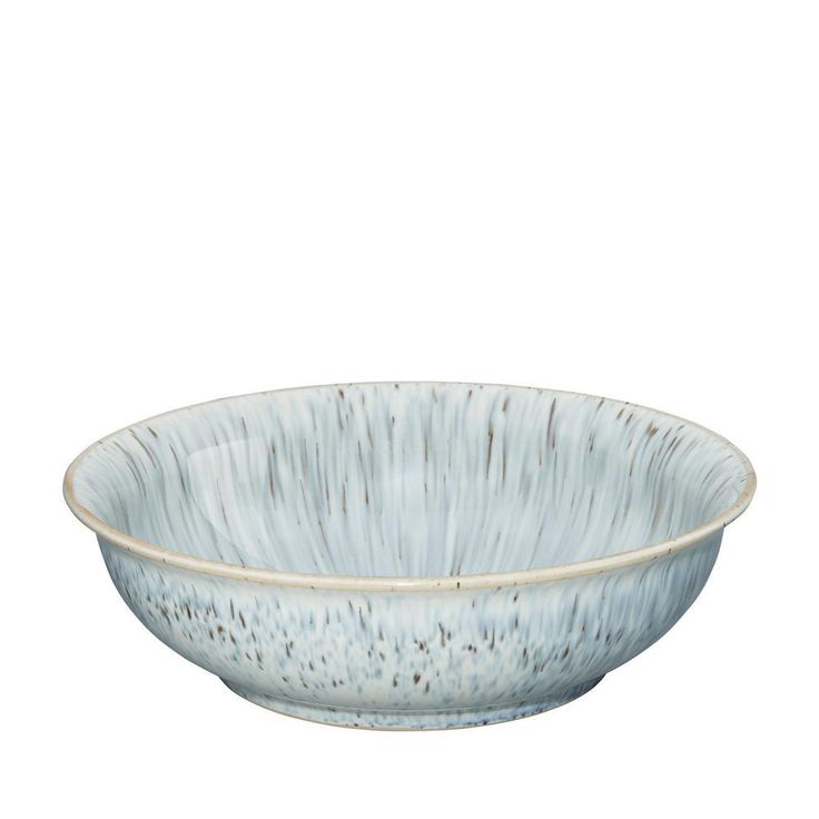 Halo Stoneware 26 fl. oz. Curved Shallow Bowl