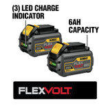 FLEXVOLT 60-Volt MAX Lithium-Ion Cordless Brushless 1/2 in. Stud and Joist Drill w/ (2) Batteries 2Ah, Charger and Bag
