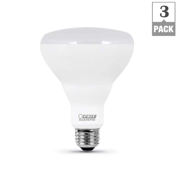 Feit Electric 65-Watt Equivalent BR30 Dimmable CEC Title 20 Compliant LED ENERGY STAR 90+ CRI Flood Light Bulb, Daylight (3-Pack)