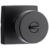 Pismo Square Matte Black Bed/Bath Door Knob - Super Arbor