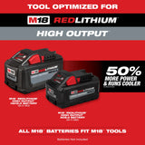 Milwaukee M18 FUEL 18-Volt Brushless Cordless Hedge Trimmer, 24 in Blade, with HD12.0 & XC8.0 Batteries