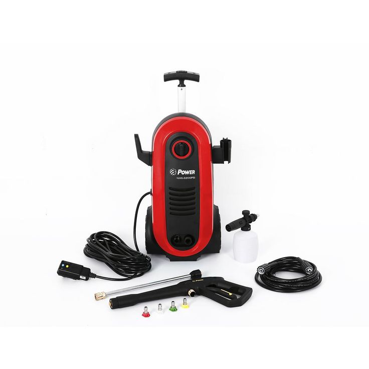 POWER 2200 PSI 1.76 GPM Red Electric Pressure Washer