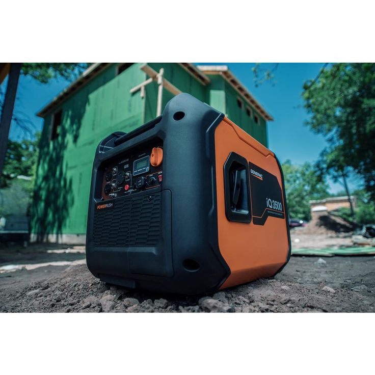 Generac iQ3500 3500-Watt Gasoline Powered Electric Start Portable Inverter Generator with PowerRush Technology 50 State/CSA