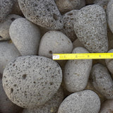 Butler Arts 0.50 cu. ft. 40 lb. 3 in. to 5 in. Black Mexican Beach Lava Rock - Super Arbor