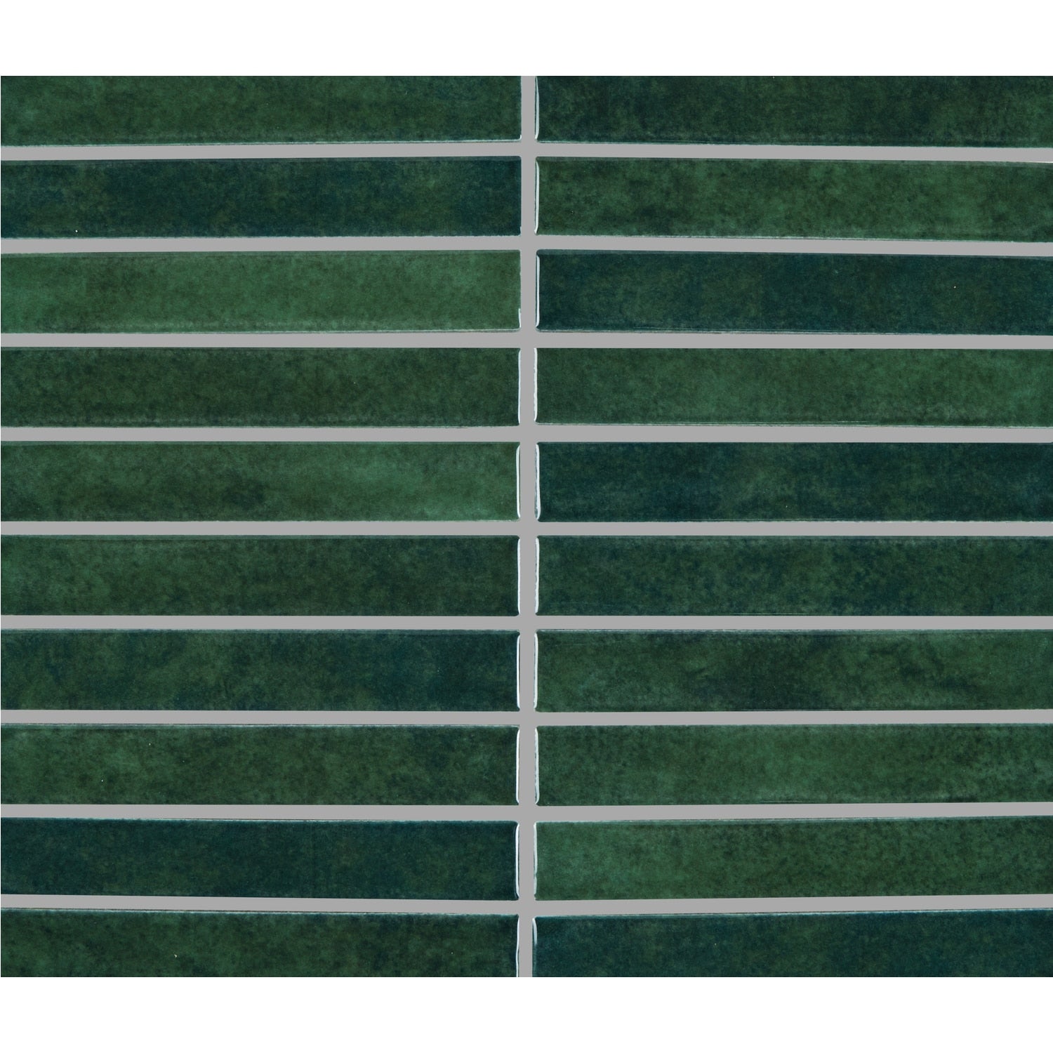 Daltile Handcrafted Artistry Emerald 10-in x 12-in Glossy Ceramic Handcrafted look Mosaic Wall Tile product image