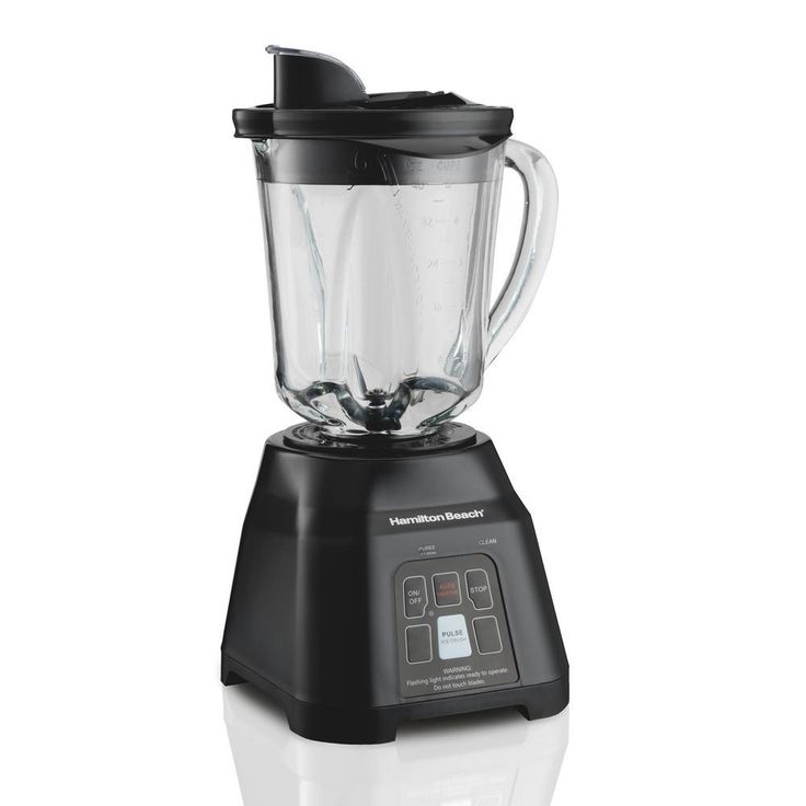 40 oz. 2-Speed Black Glass Smoothie Smart Blender