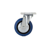 4-29/32 in. Blue Swivel Without Brake plate Caster, 220.5 lb. Load Rating - Super Arbor