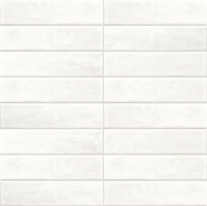 Daltile Core Crafted True White 2-in x 8-in Glossy Ceramic Handcrafted look Wall Tile product image