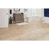 TrafficMaster Portland Stone Beige 18 in. x 18 in. Glazed Ceramic Floor and Wall Tile (17.44 sq. ft. / case)