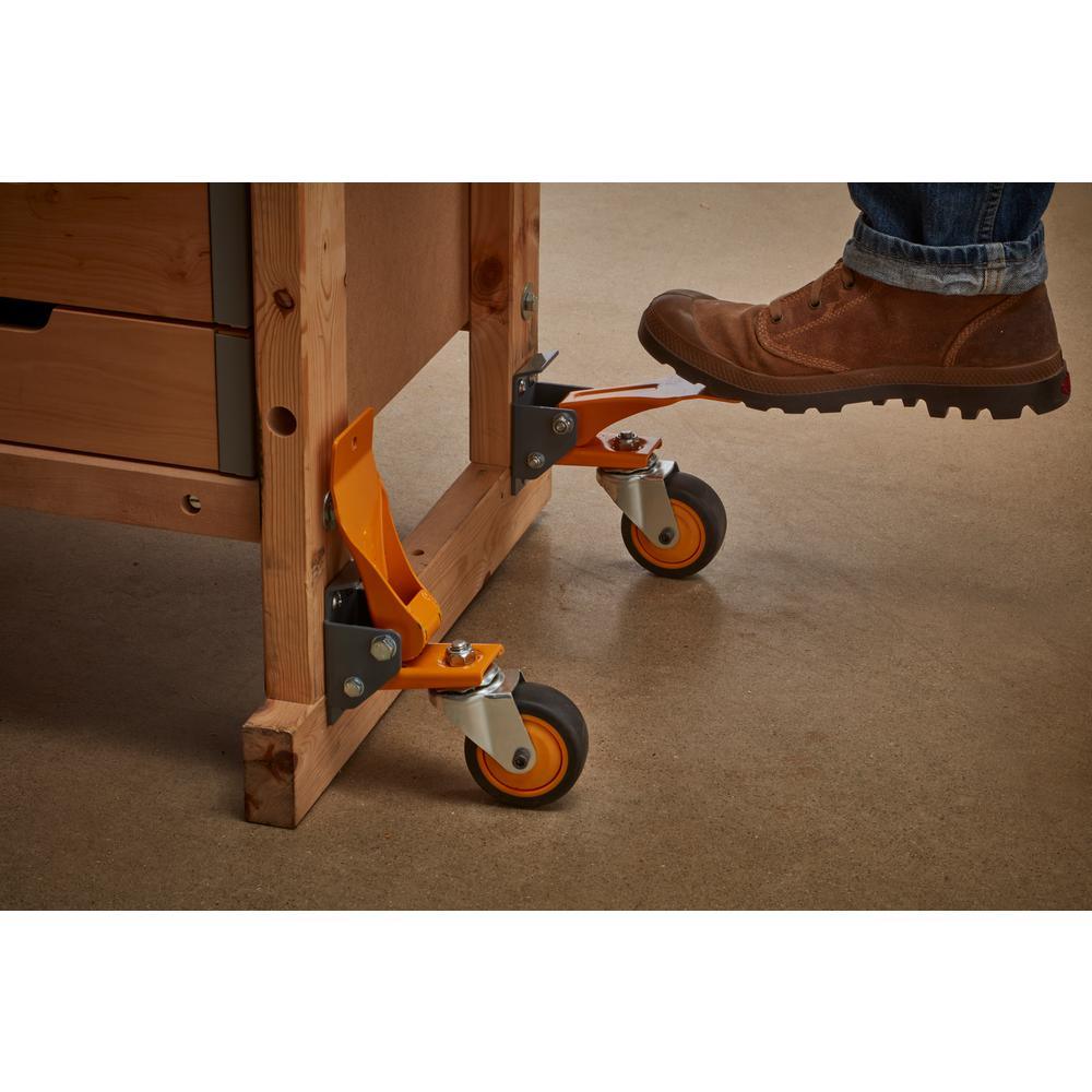 Universal Rolling Mobile Base Caster Kit - Super Arbor